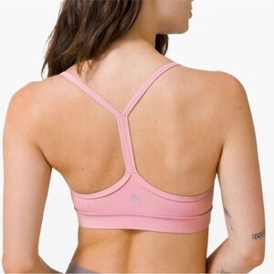 Lululemon Flow Y Sports Bra Light Support Padded Cups Athleisure Racerback XS